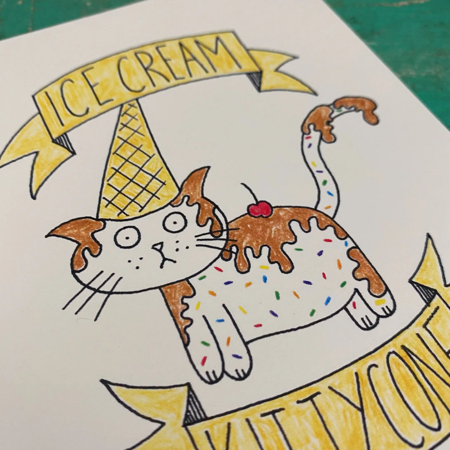 Ice Cream Kitty Cone