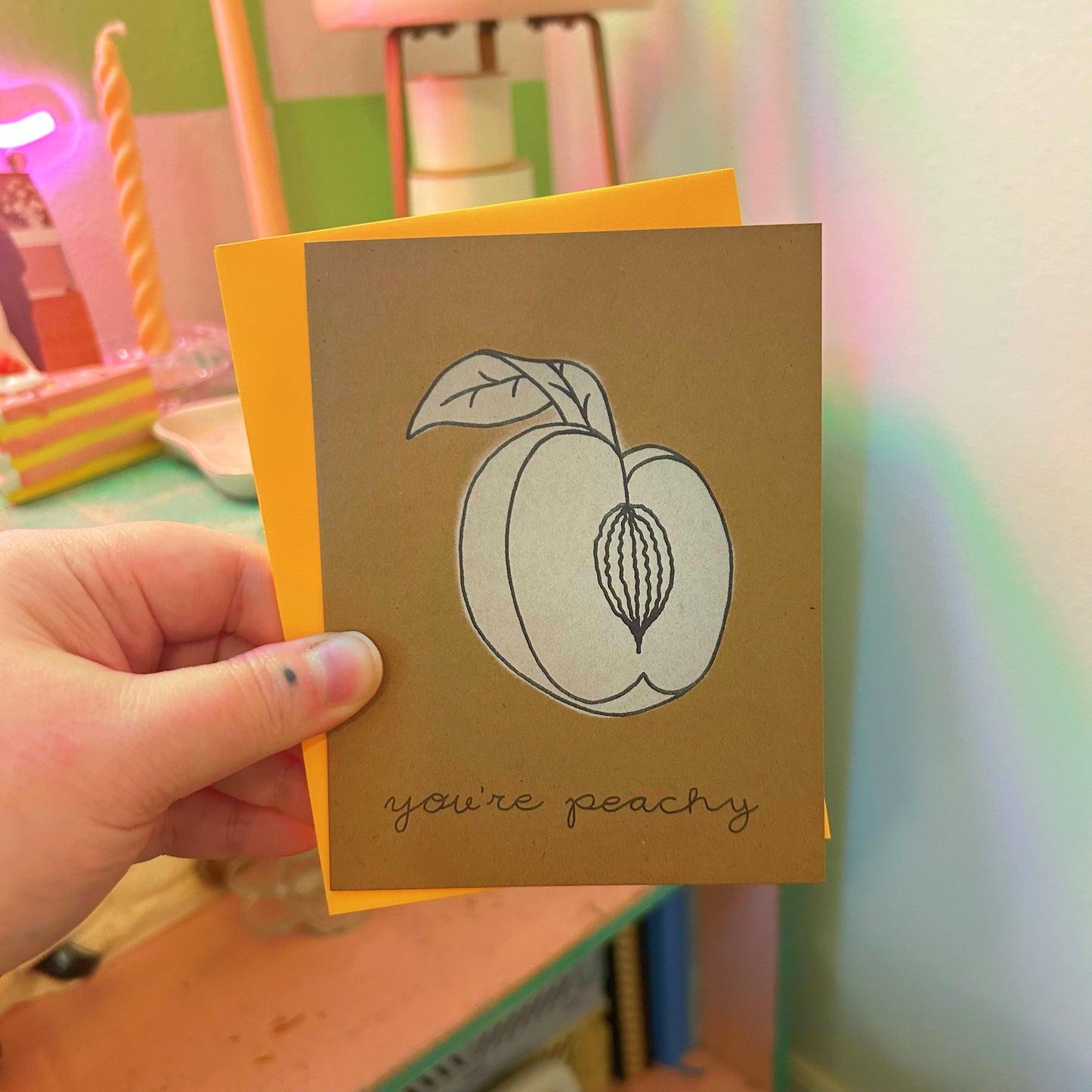 You’re Peachy Love Card