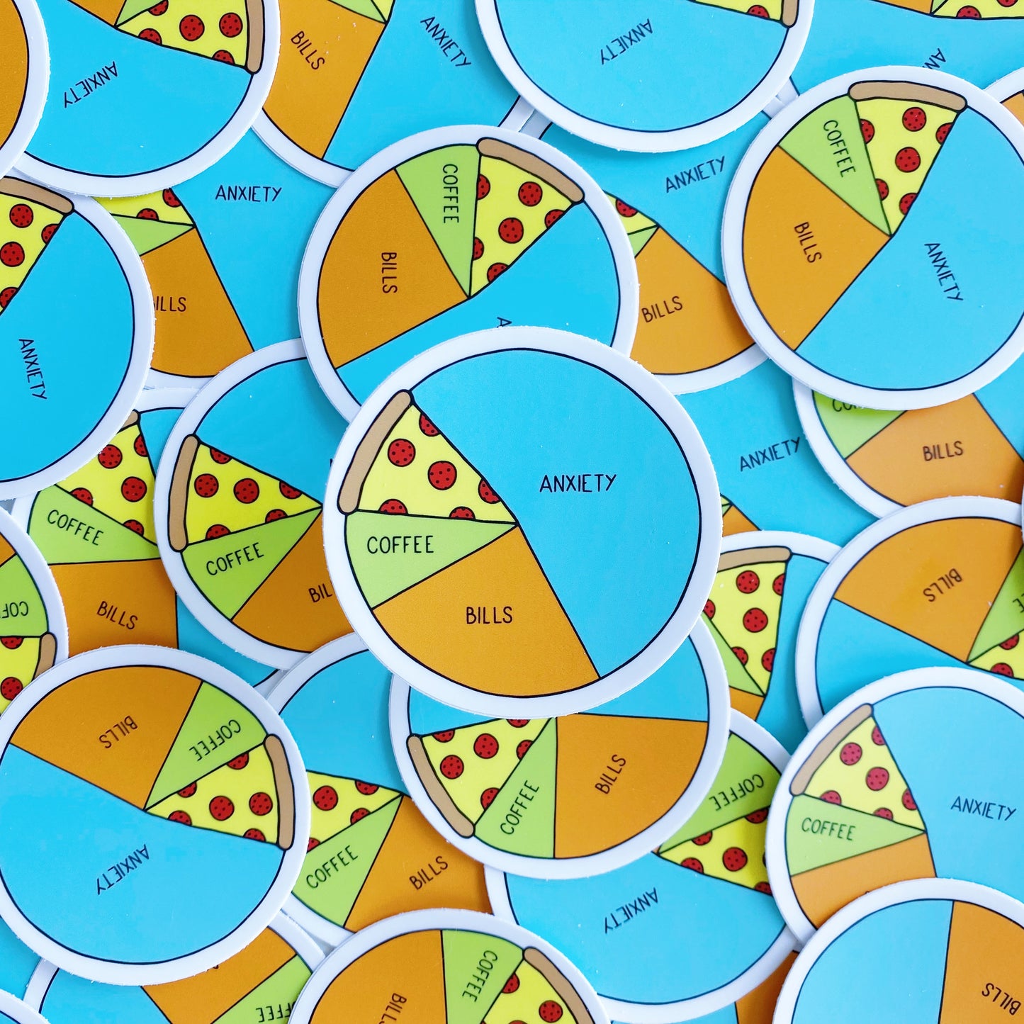 Sticker Pie Chart
