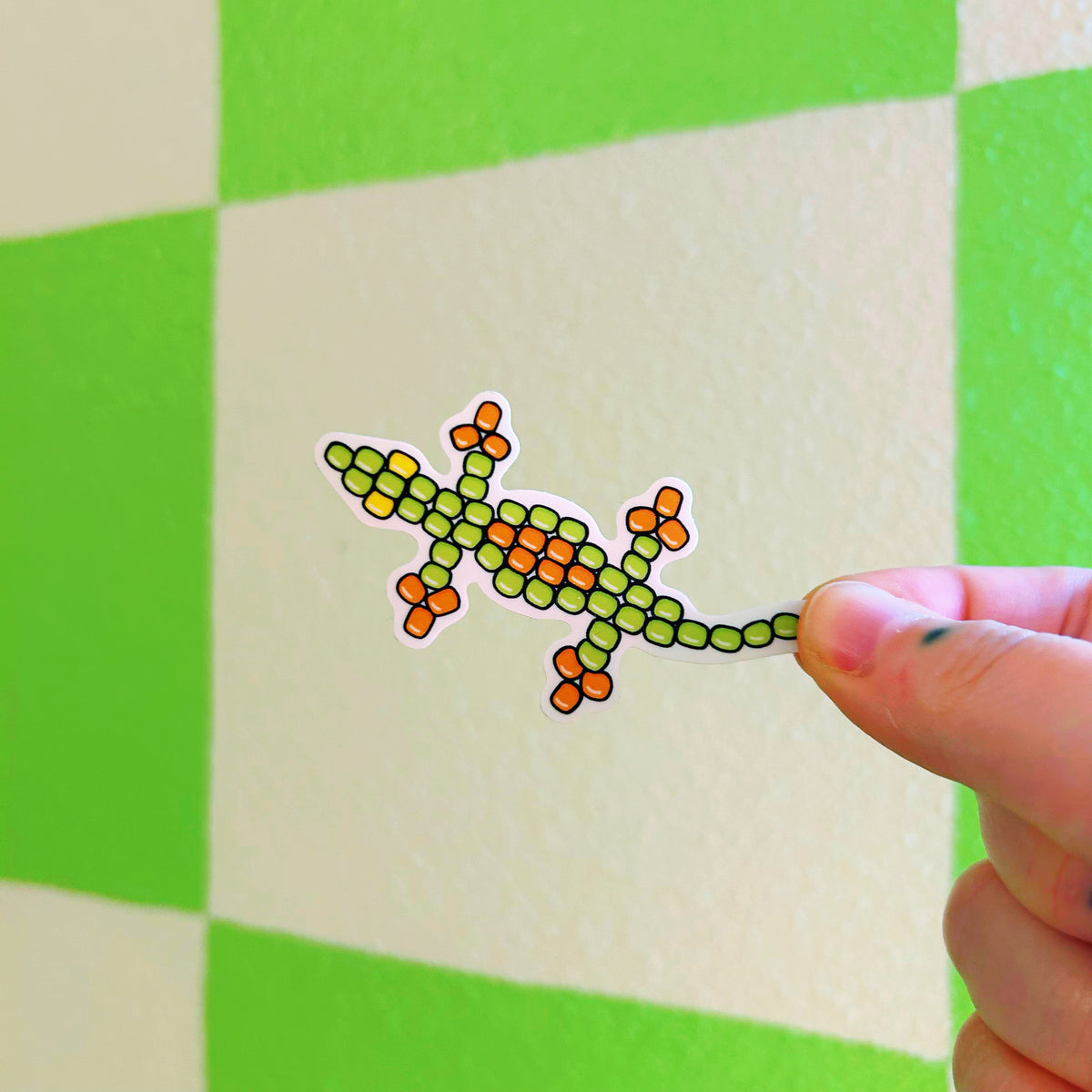 Sticker Beaded Lizard