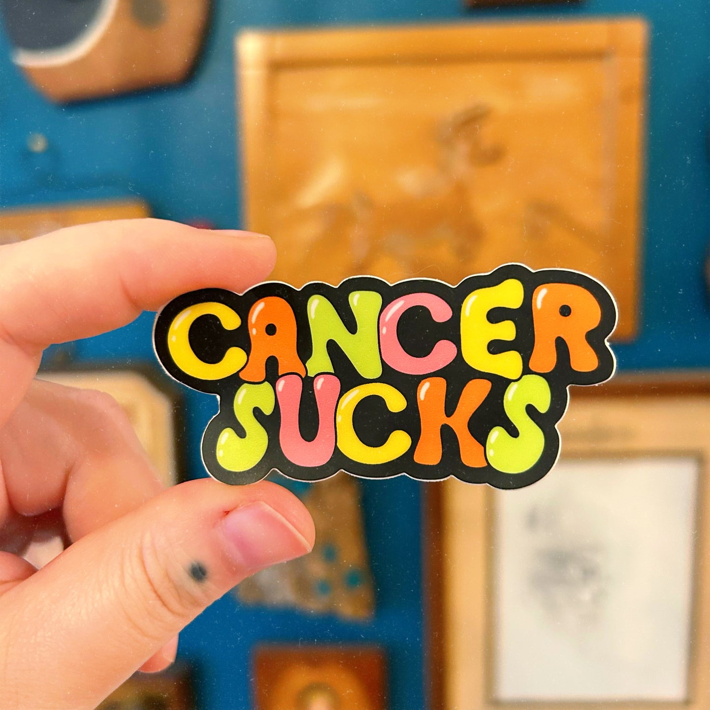 Sticker Cancer Sucks