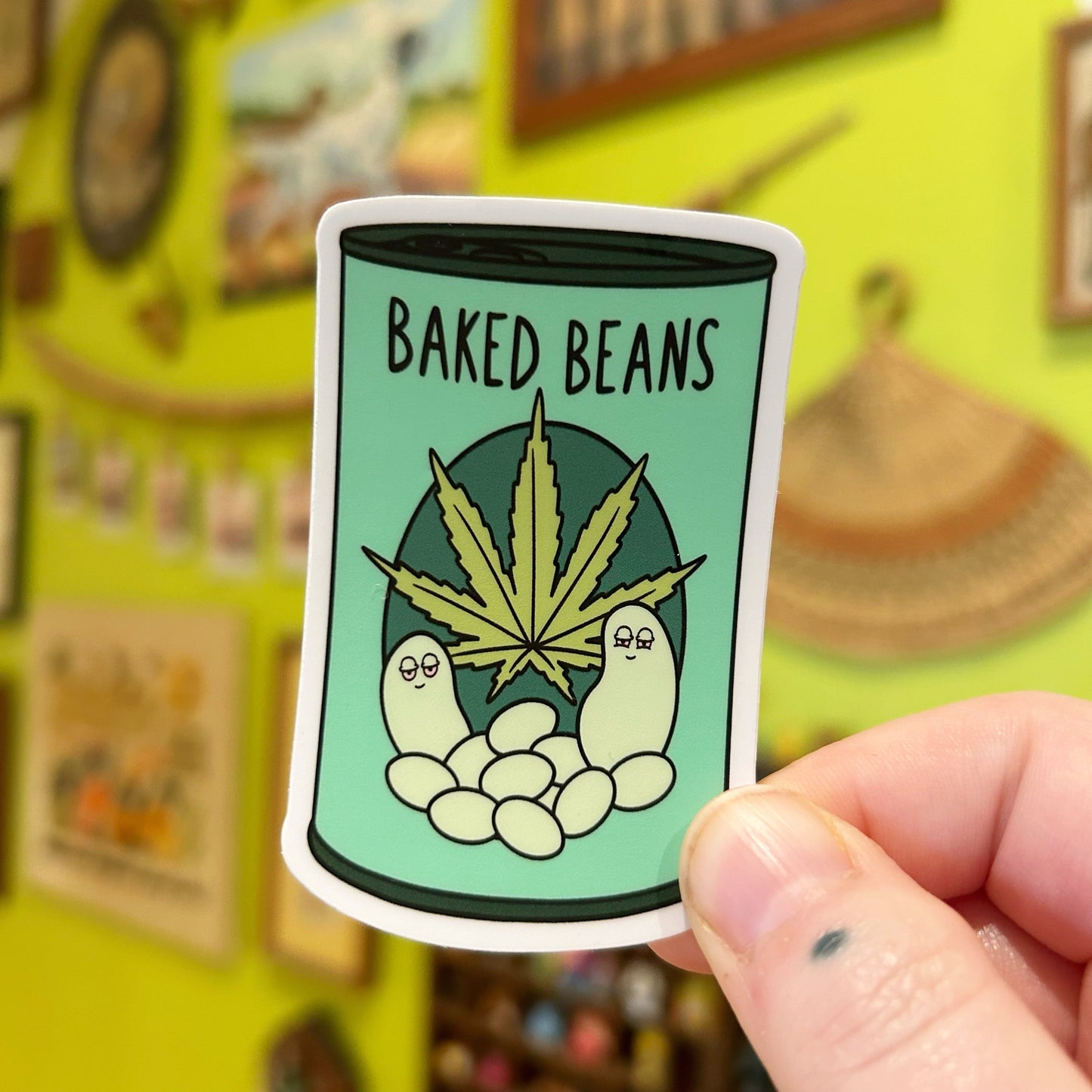 Sticker Baked Beans