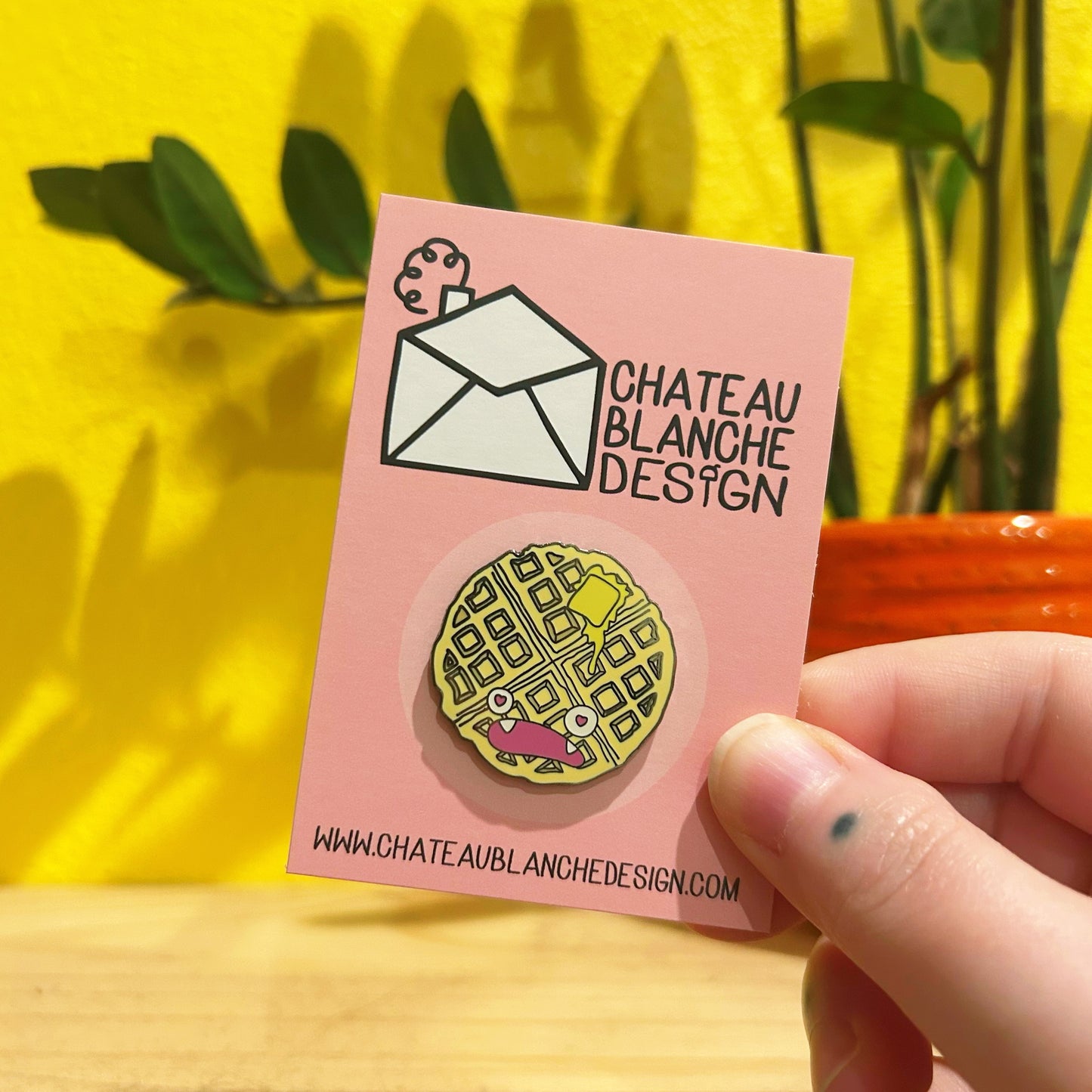 Enamel Pin Waffle