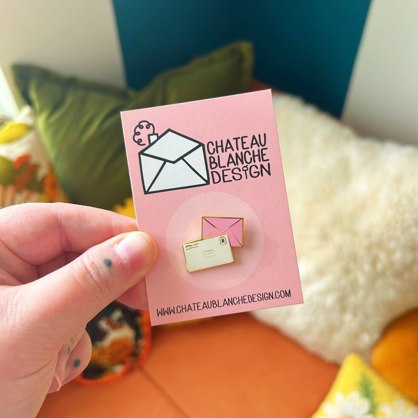 Enamel Pin Letter