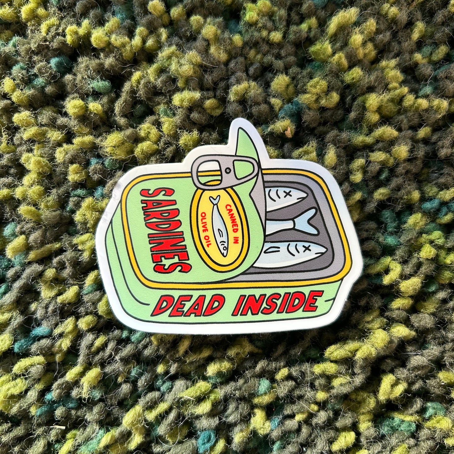 Sticker Sardines Dead Inside