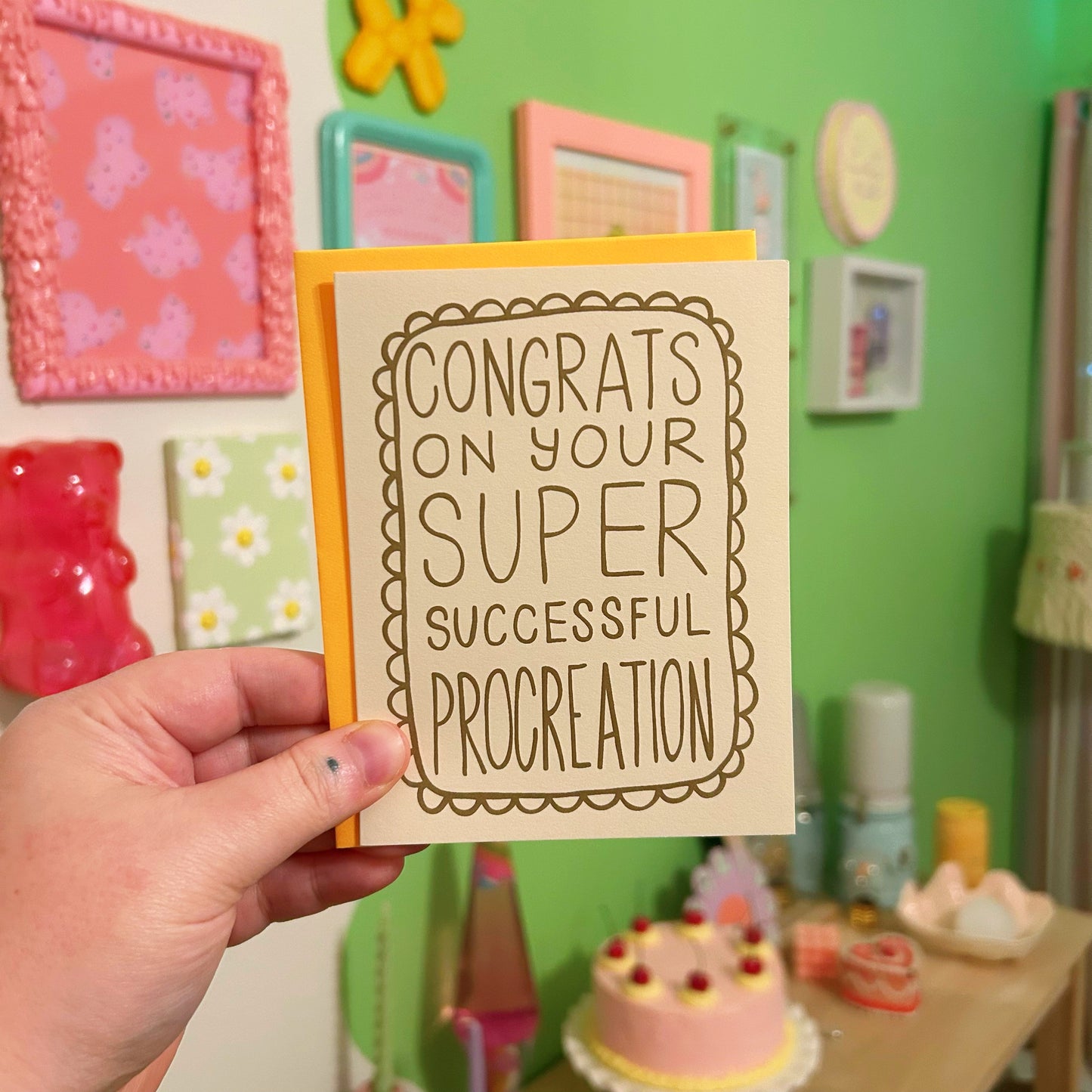 Baby Super Successful Procreation Card