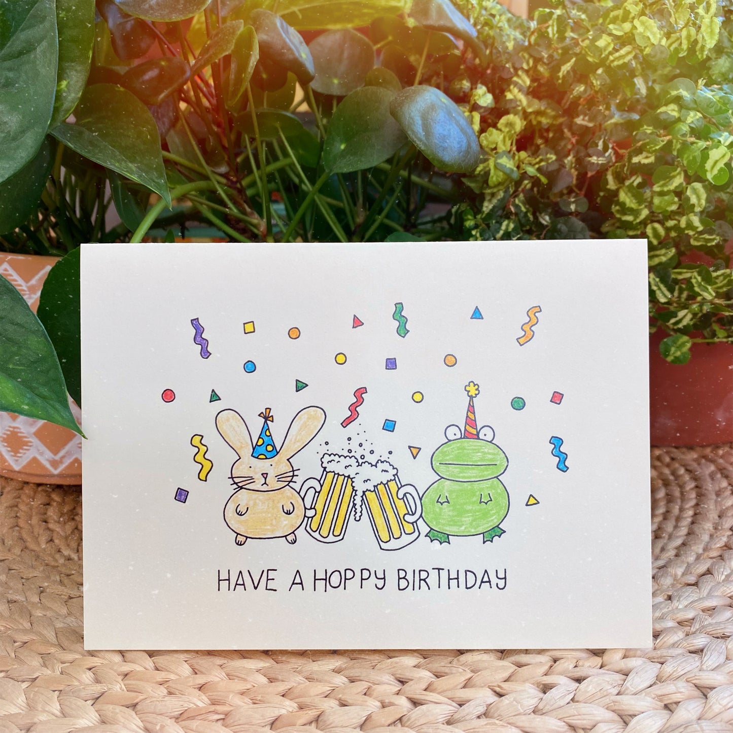 Birthday Hoppy Birthday Card