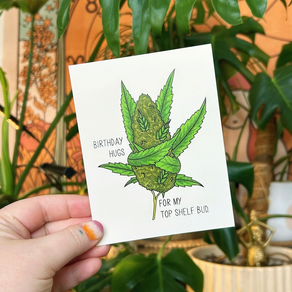 Birthday Top Shelf Bud Card