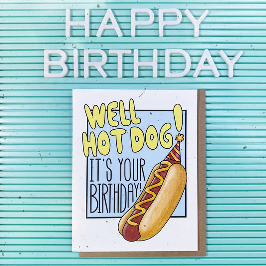 Birthday Hotdog Card