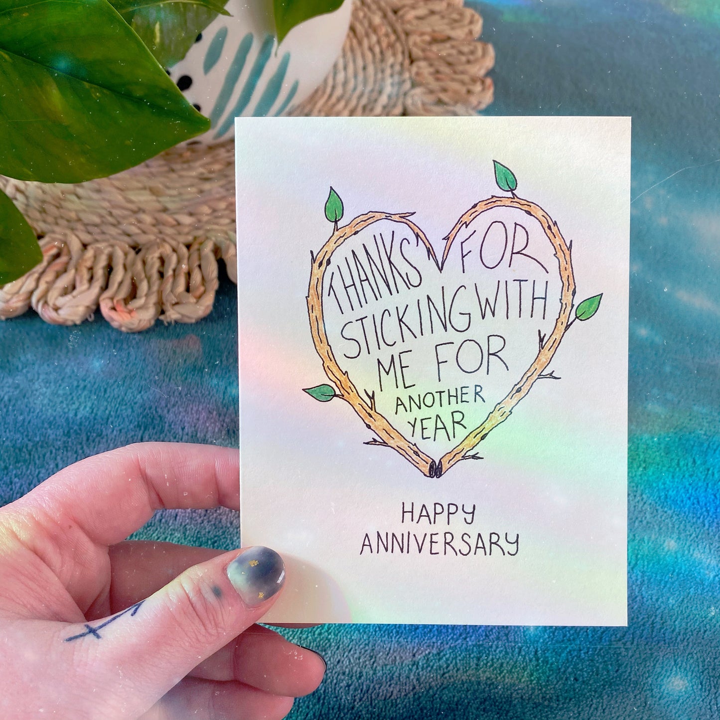 Anniversary Stick Card