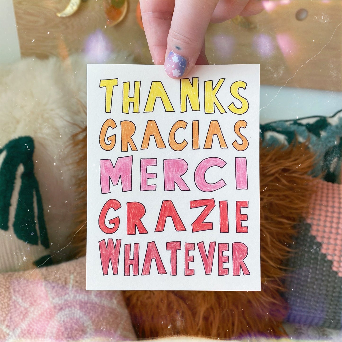 Thanks Whatever Card