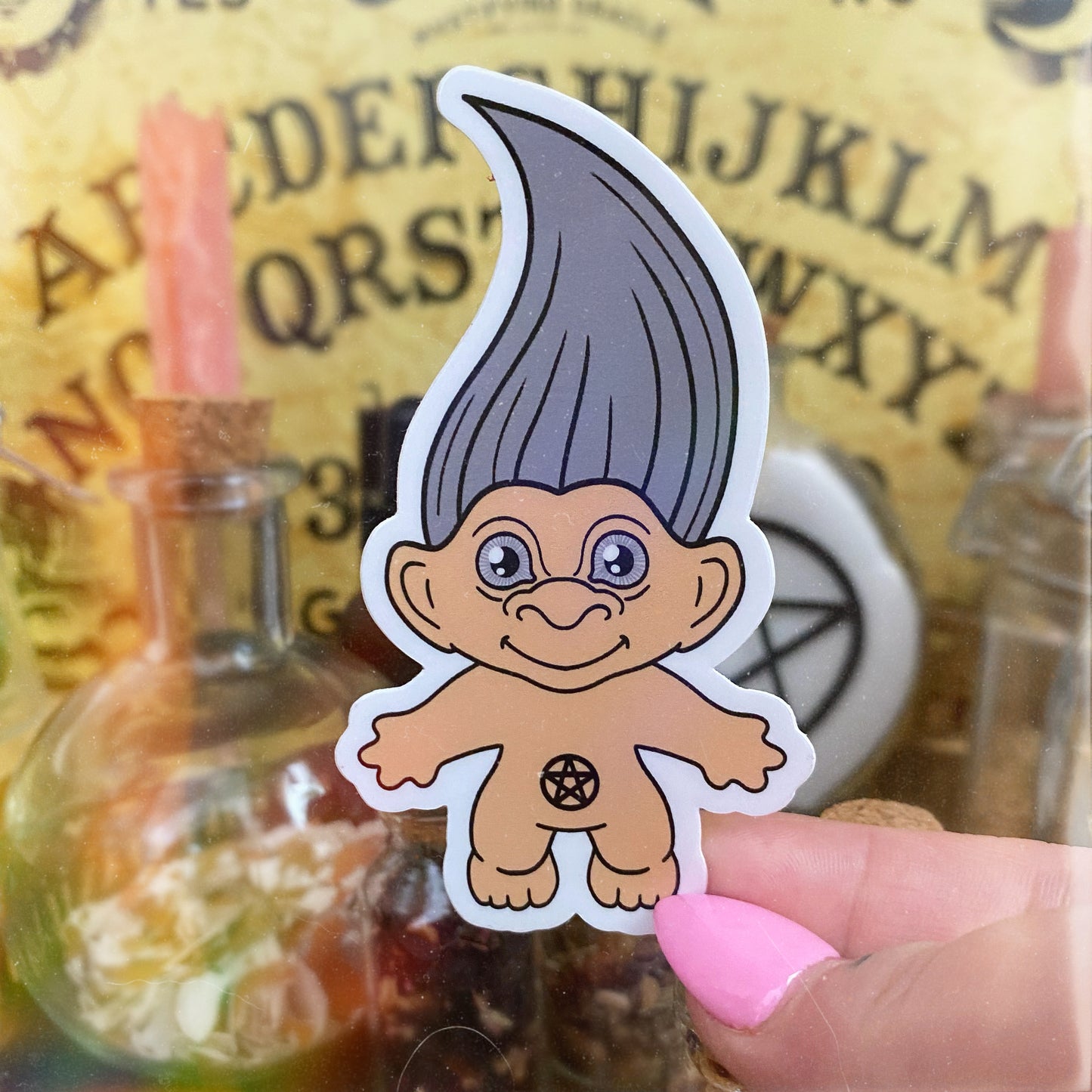 Sticker Witchy Troll