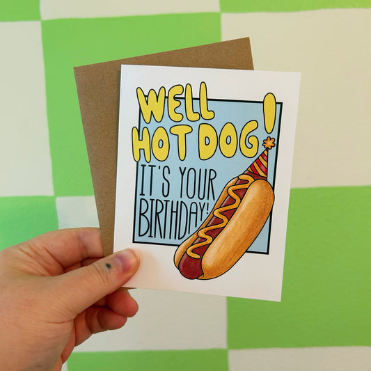 Birthday Hotdog Card