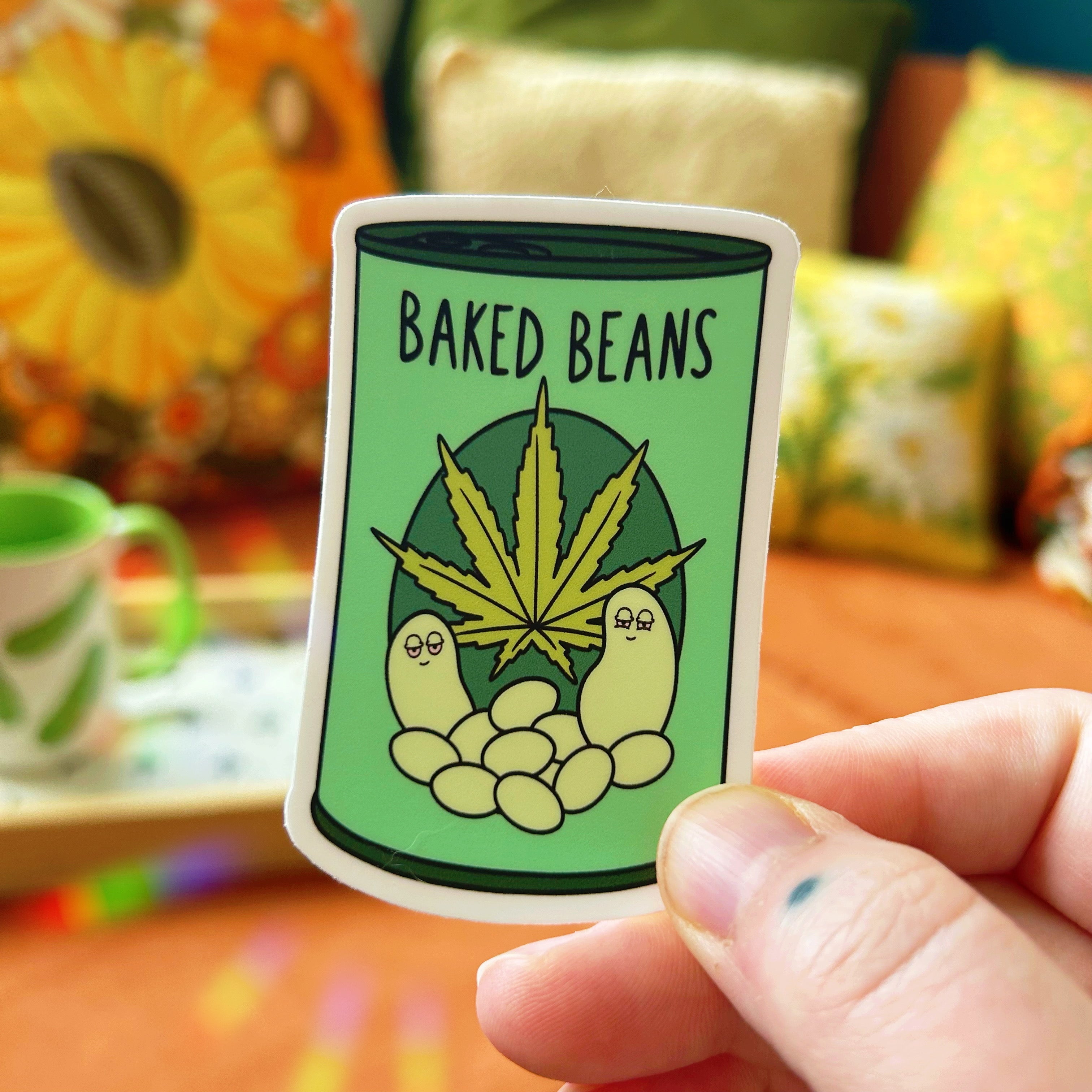 Purple Beans Sticker Sticker Baked Beans – Chateau Blanche Shop