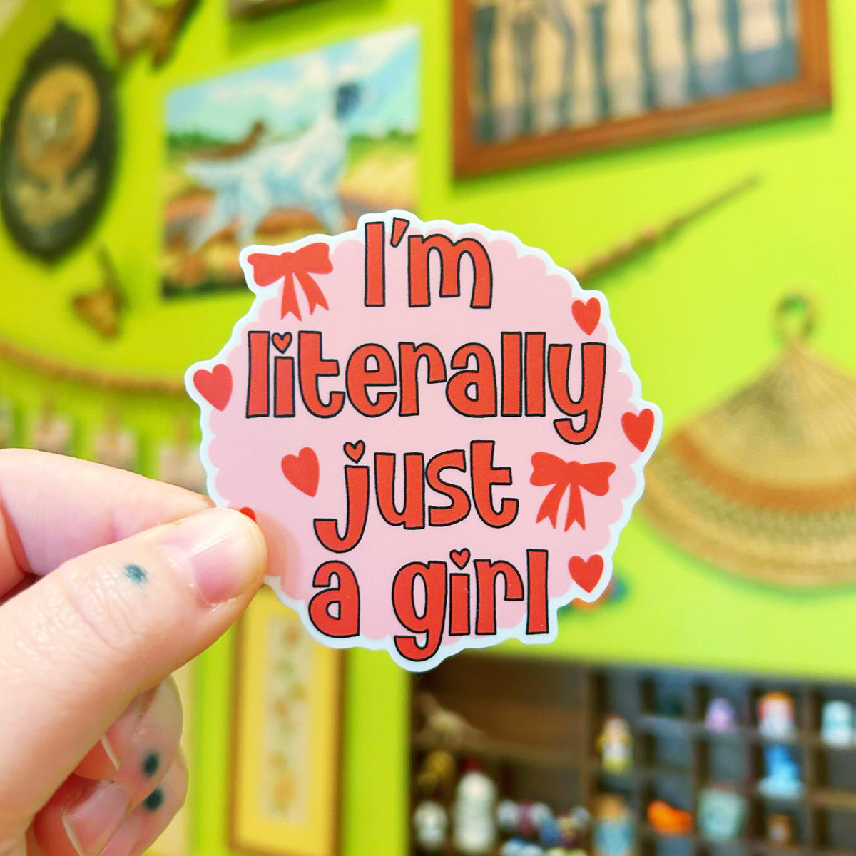 Sticker Just a Girl