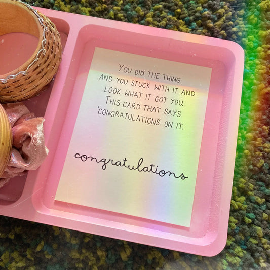 This Card Says Congratulations