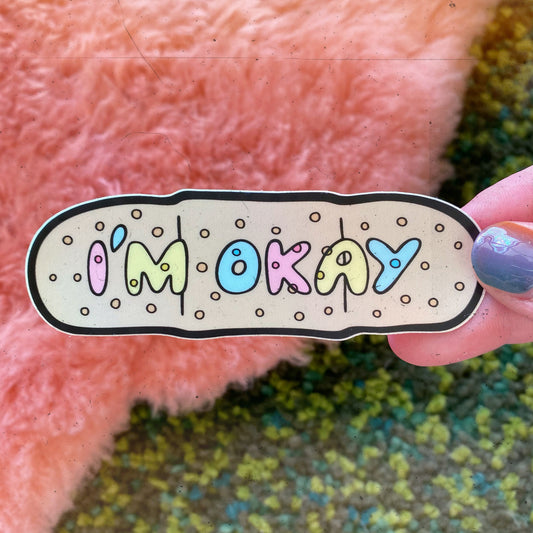 Sticker I’m Okay Bandage