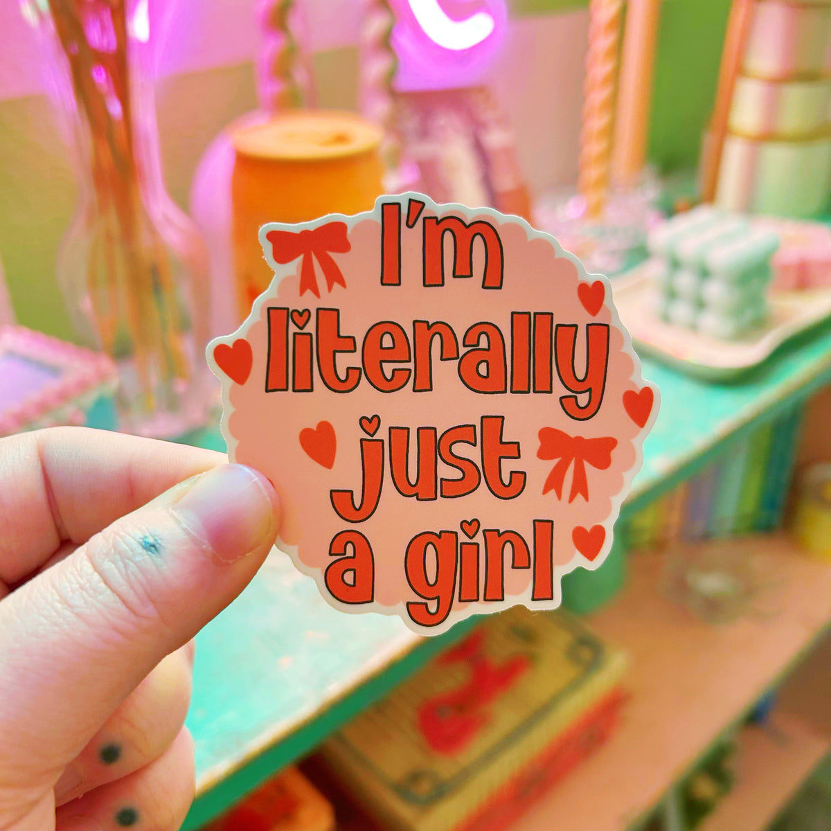 Sticker Just a Girl