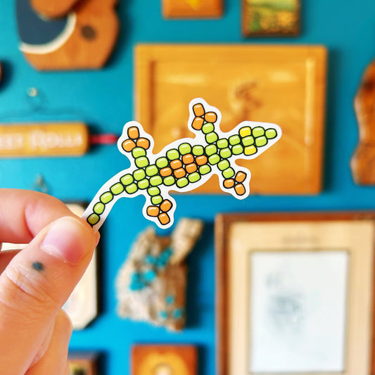 Sticker Beaded Lizard