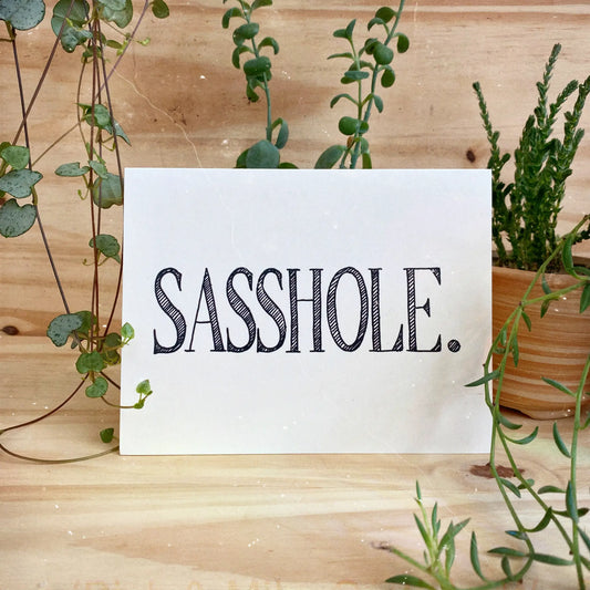 Sasshole Card