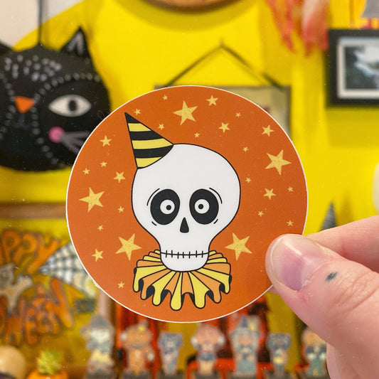 Sticker Halloween Skeleton