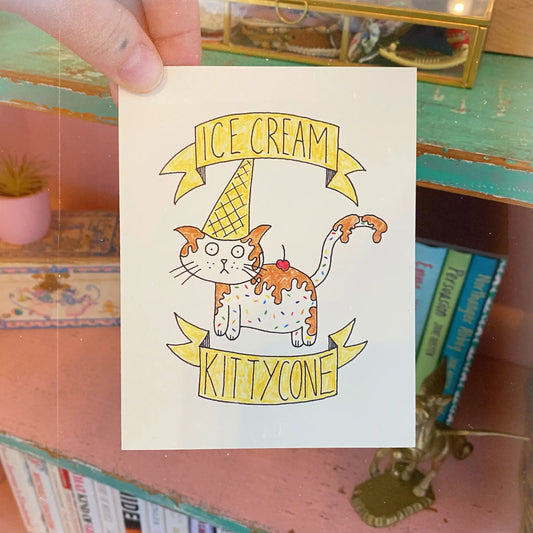 Ice Cream Kitty Cone