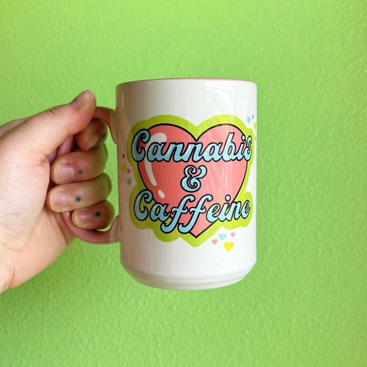 Coffee Mug Cannabis & Caffeine
