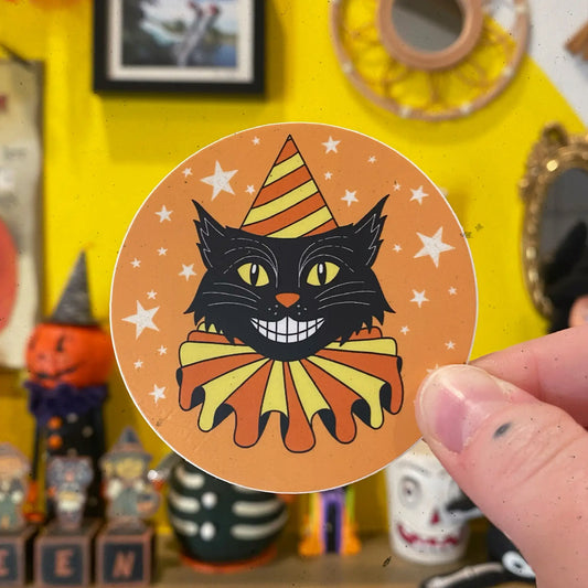 Sticker Halloween Cat