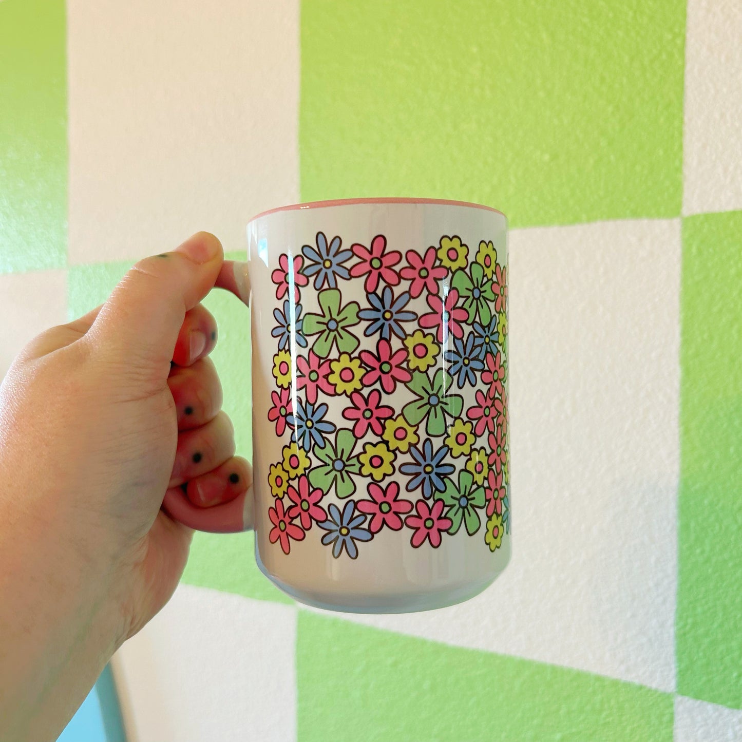 Coffee Mug Field of Flowers