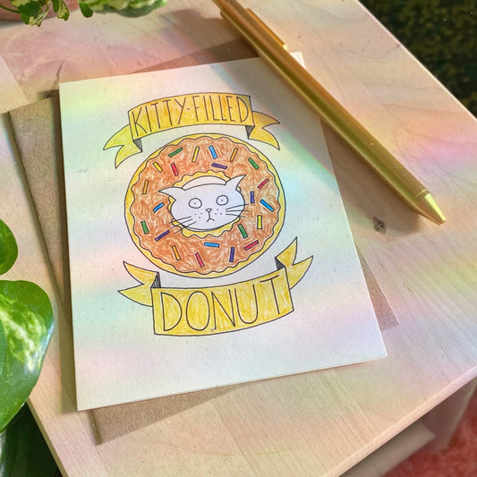 Kitty Filled Donut