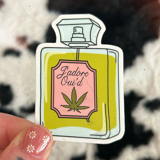 Sticker Weed Perfume