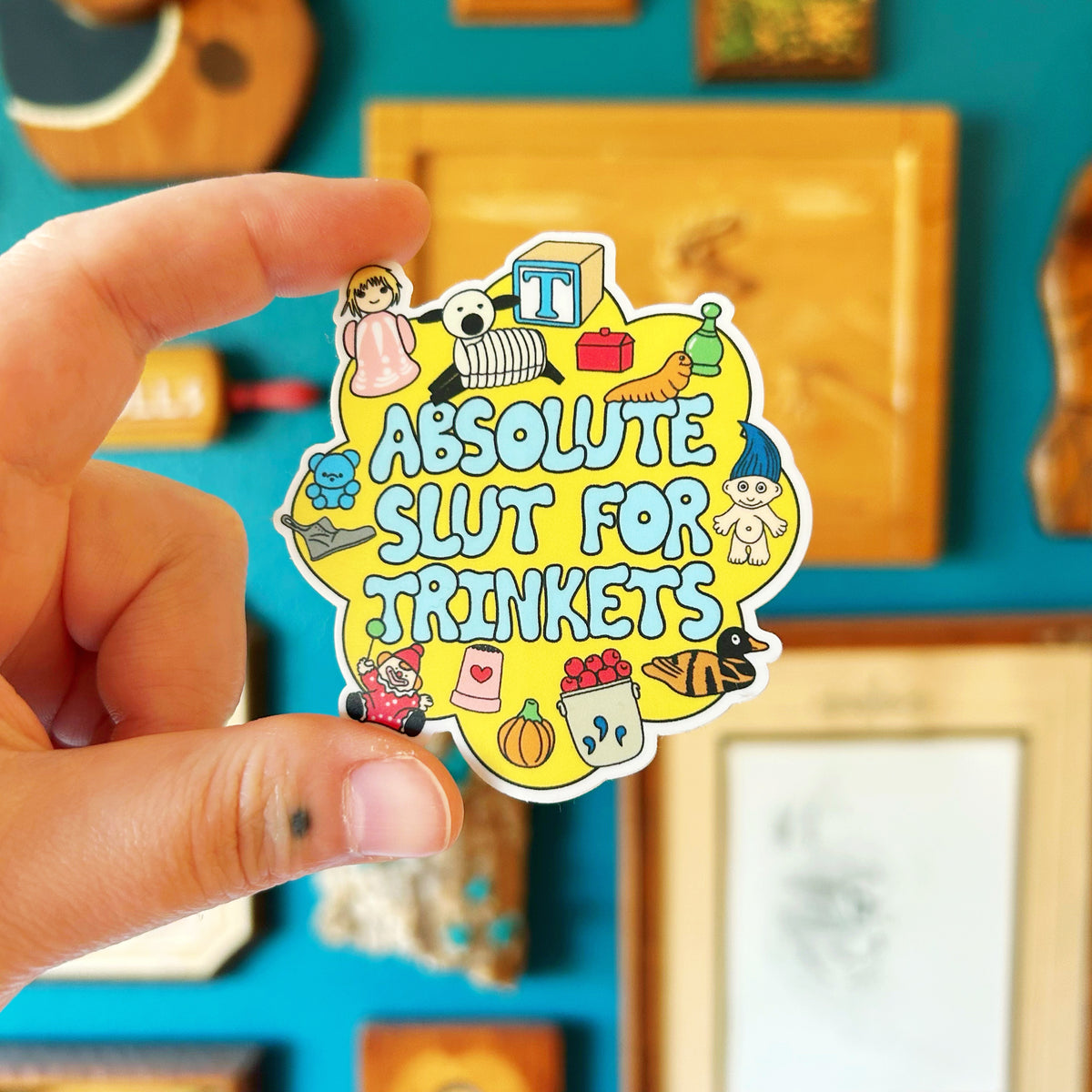 Sticker Slut for Trinkets