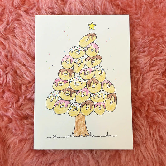 Christmas Donut Tree