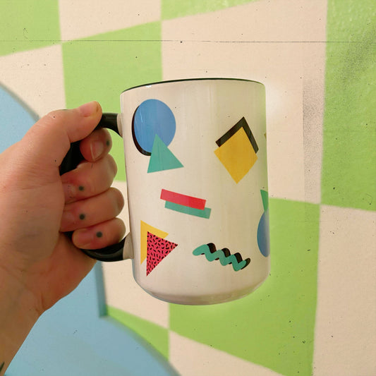 Coffee Mug Memphis Pattern