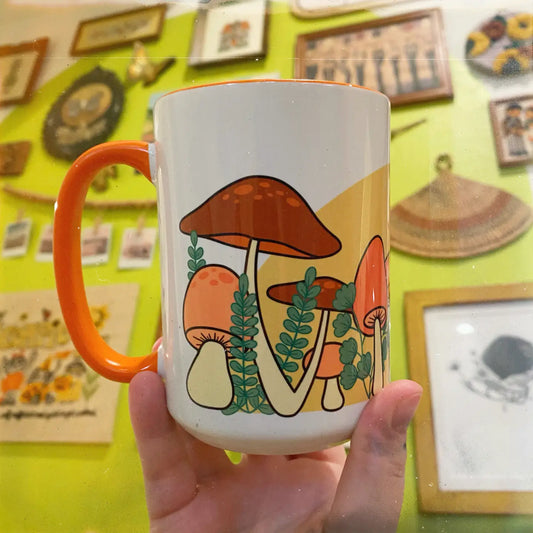 Coffee Mug Mushrooms
