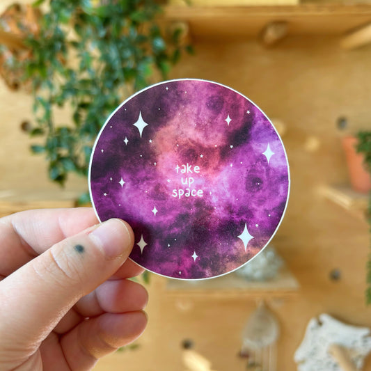 Sticker Take Up Space