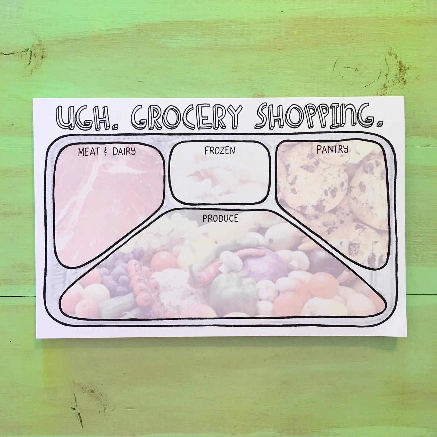 Notepad Grocery Shopping
