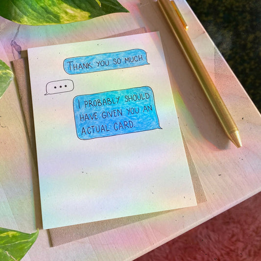 Thank You Text