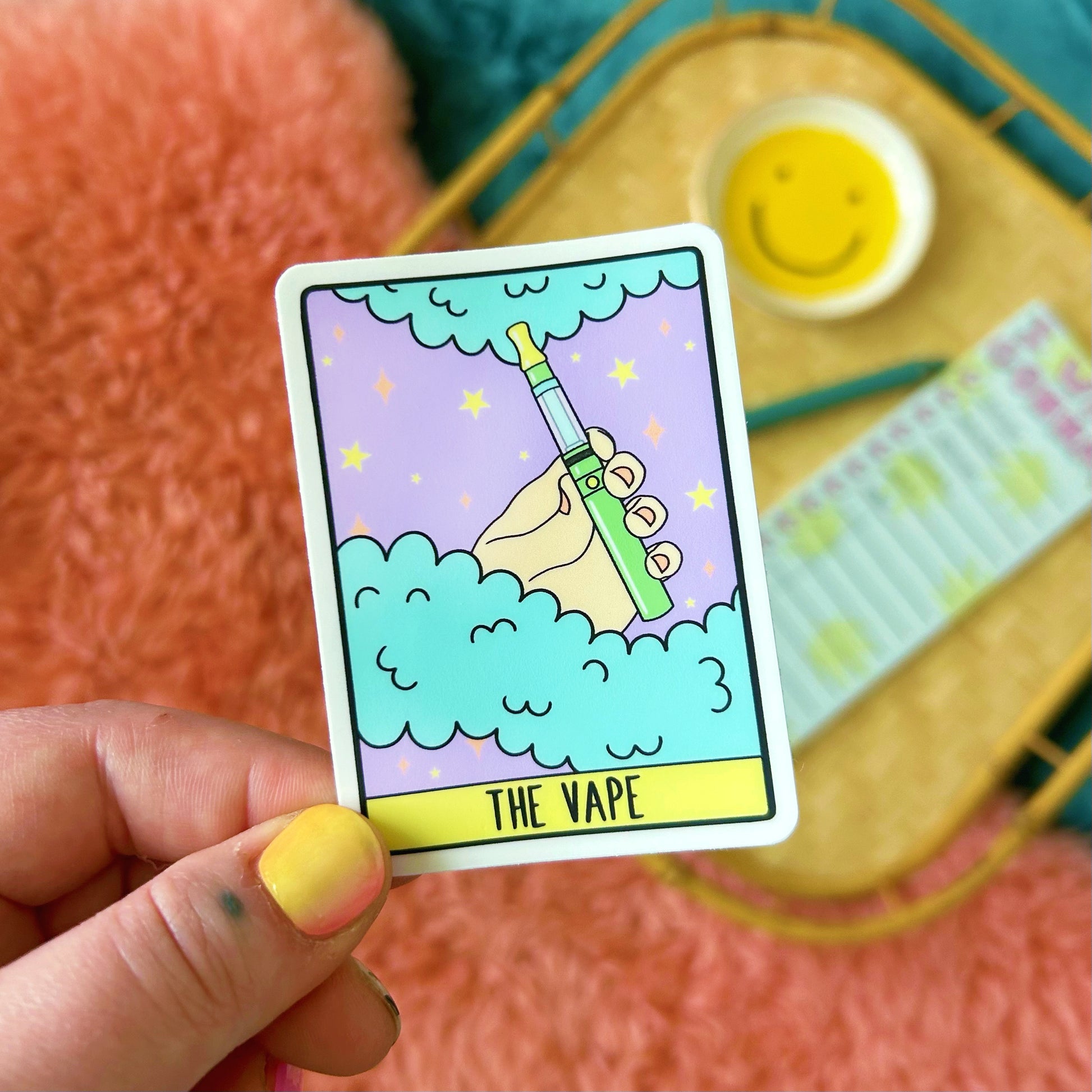 Sticker Tarot Vape Chateau Blanche Shop Sticker Tarot Vape Chateau Blanche Shop