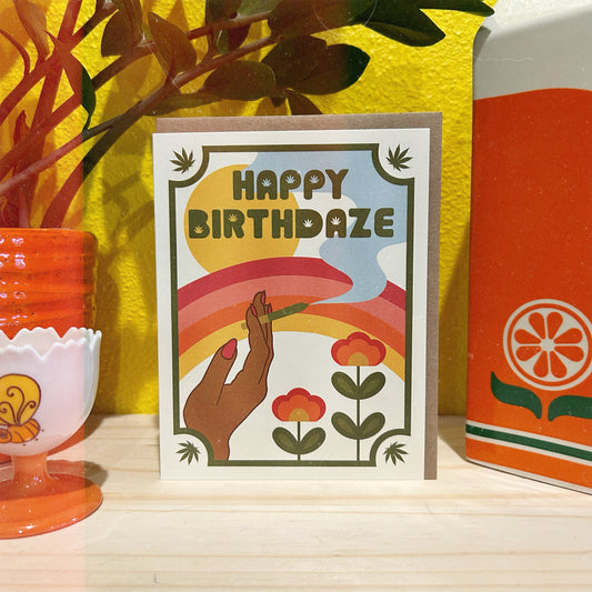 Birthday Happy Birthdaze Card